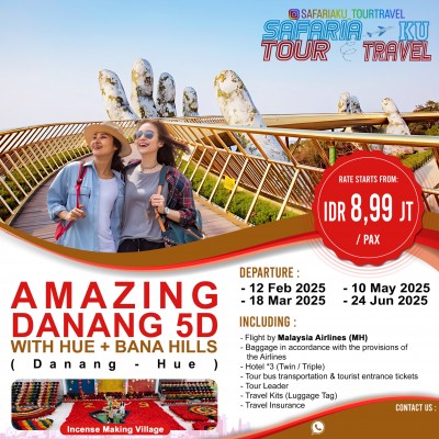 5D AMAZING VIETNAM DANANG WITH HUE + BANA HILLS